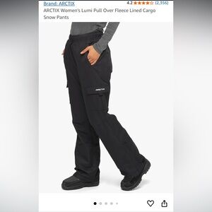 Arctix BNWT women’s black cargo snow/ski pants size 2X